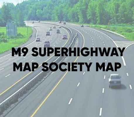 M9 superhighway Karachi Map